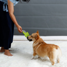 Forme de l&#39;os de la nature Pet Frisbee en peluche chien jouets pour les activités de plein air en gros Soft Dog Frisbee